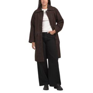 AMAPEL Suede Overcoat